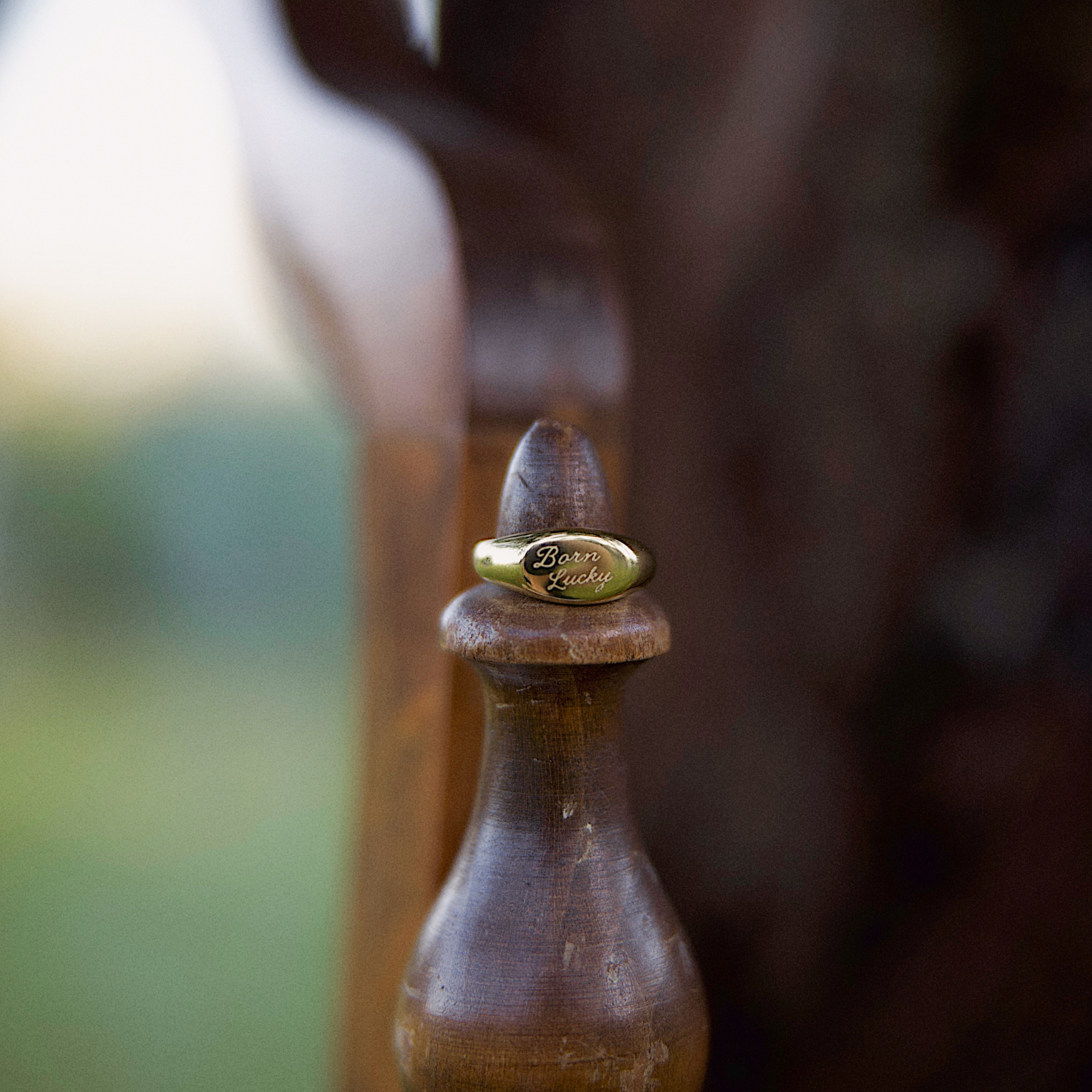 Born Lucky Ring